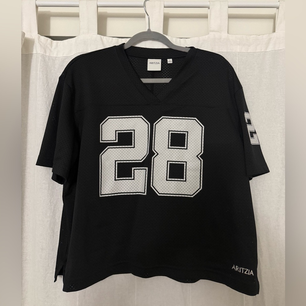 Aritzia Endgame Jersey - Black & White Number 28